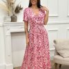 Robe longue Aurore Rose | Juste Elles Robe Longue Aurore Rose