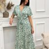 Robe longue Aurore Vert | Juste Elles Robe Longue Aurore Vert