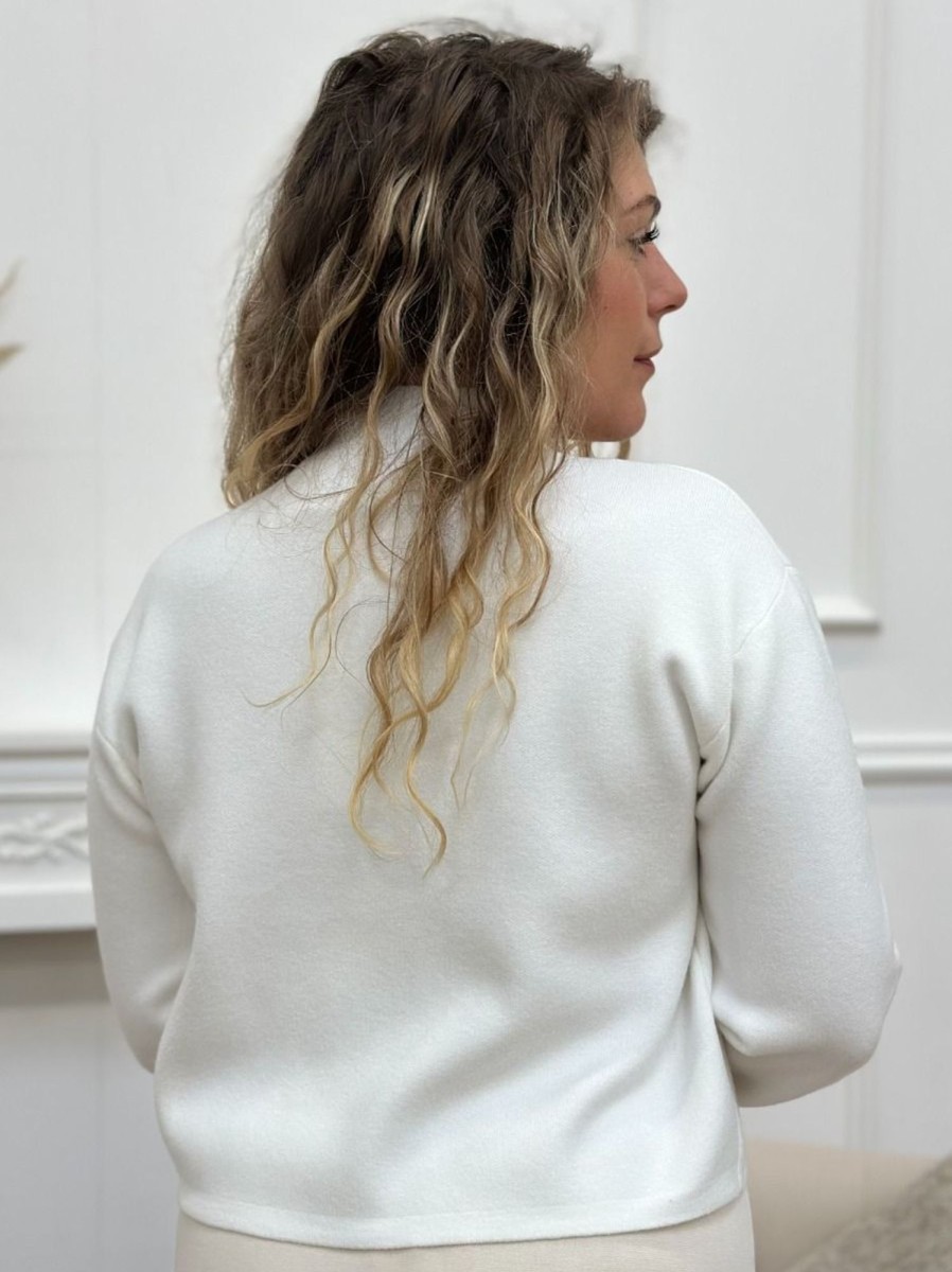 Pull Nerissa Blanc | Juste Elles Pull Nerissa Blanc