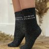 Chaussettes Maman d'Amour Noir Chaussettes Maman D'Amour Noir