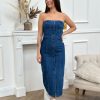 Robe Laury Bleu | Juste Elles Robe Laury Bleu