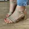 Sandales Carmen Gold | Juste Elles Sandales Carmen Gold | Juste Elles