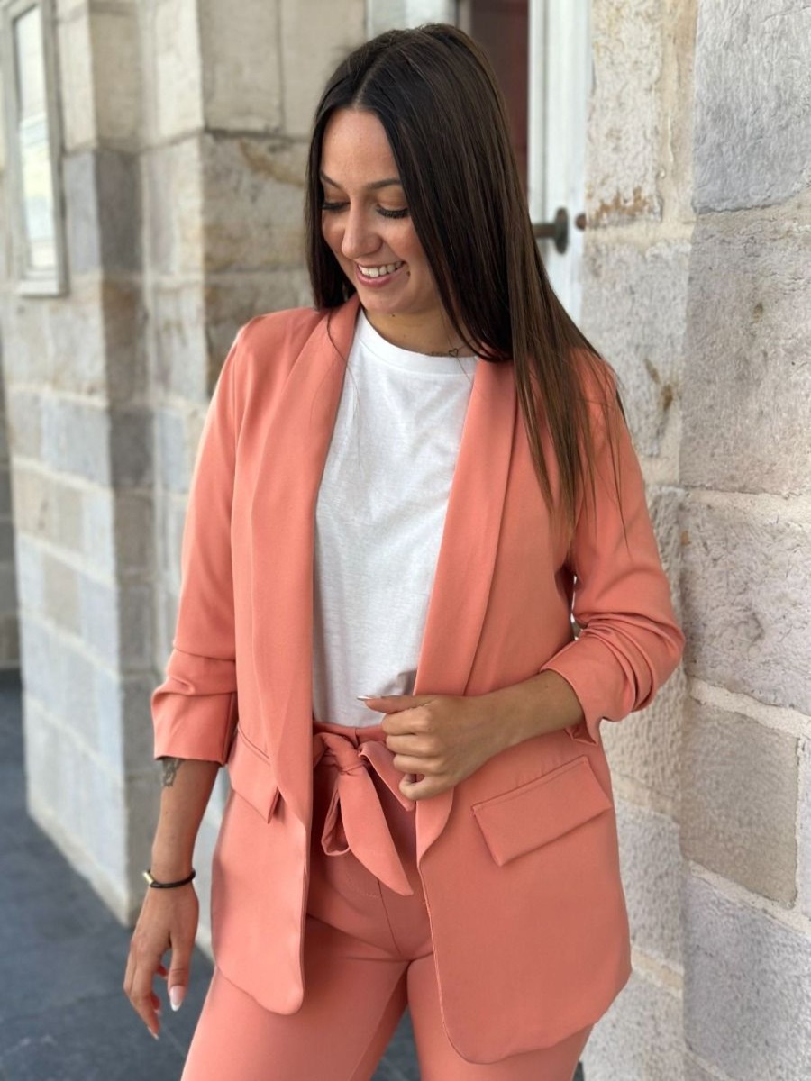 Blazer Loralie Terracota | Juste Elles Blazer Loralie Terracota | Juste Elles