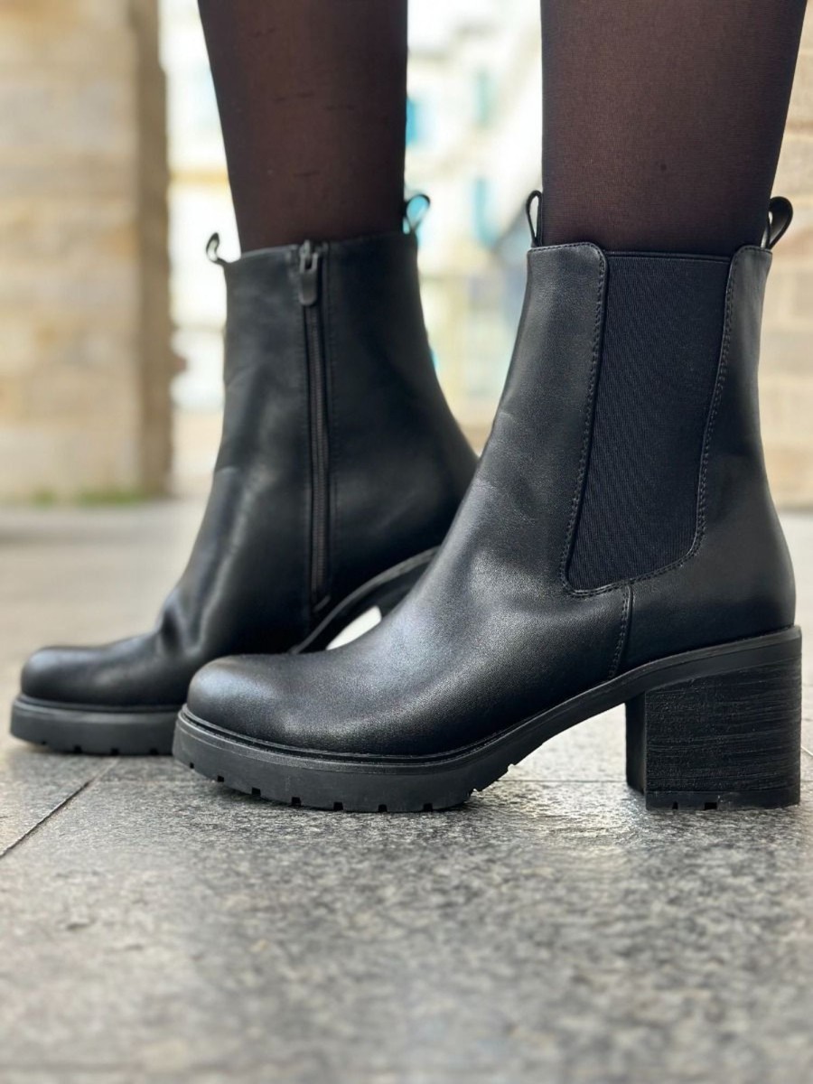 Boots Daphné Noir | Juste Elles Boots Daphne Noir