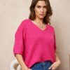 Pull Hortense Rose | Juste Elles Pull Hortense Rose