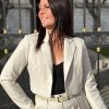 Blazer Amandine Ecru | Juste Elles Blazer Amandine Ecru