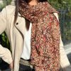 Foulard Amina Orange | Juste Elles Foulard Amina Orange