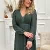 Robe Catherine Kaki | Juste Elles Robe Catherine Kaki