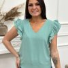 Top Aline Vert Clair | Juste Elles Top Aline Vert Clair