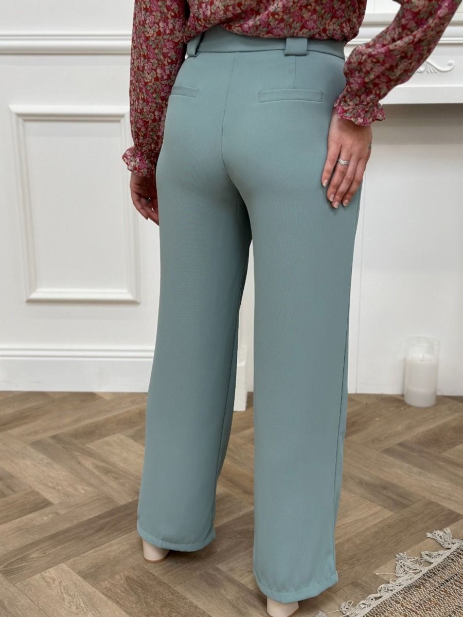 Pantalon Ariella Vert menthe | Juste Elles Pantalon Ariella Vert Menthe