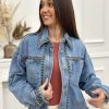 Veste Fiona Bleu Jeans | Juste Elles Veste Fiona Bleu Jeans