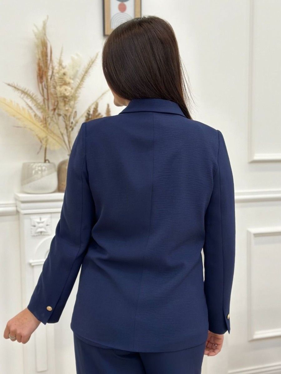 Blazer Raphaëlle Marine | Juste Elles Blazer Raphaelle Marine