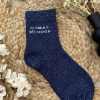 Chaussettes Maman d'Amour Bleu | Juste Elles Chaussettes Maman D'Amour Bleu