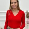 Pull Briar Rouge | Juste Elles Pull Briar Rouge