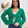 Gilet Doriane Vert | Juste Elles Gilet Doriane Vert