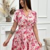 Robe courte Olympe Rose | Juste Elles Robe Courte Olympe Rose