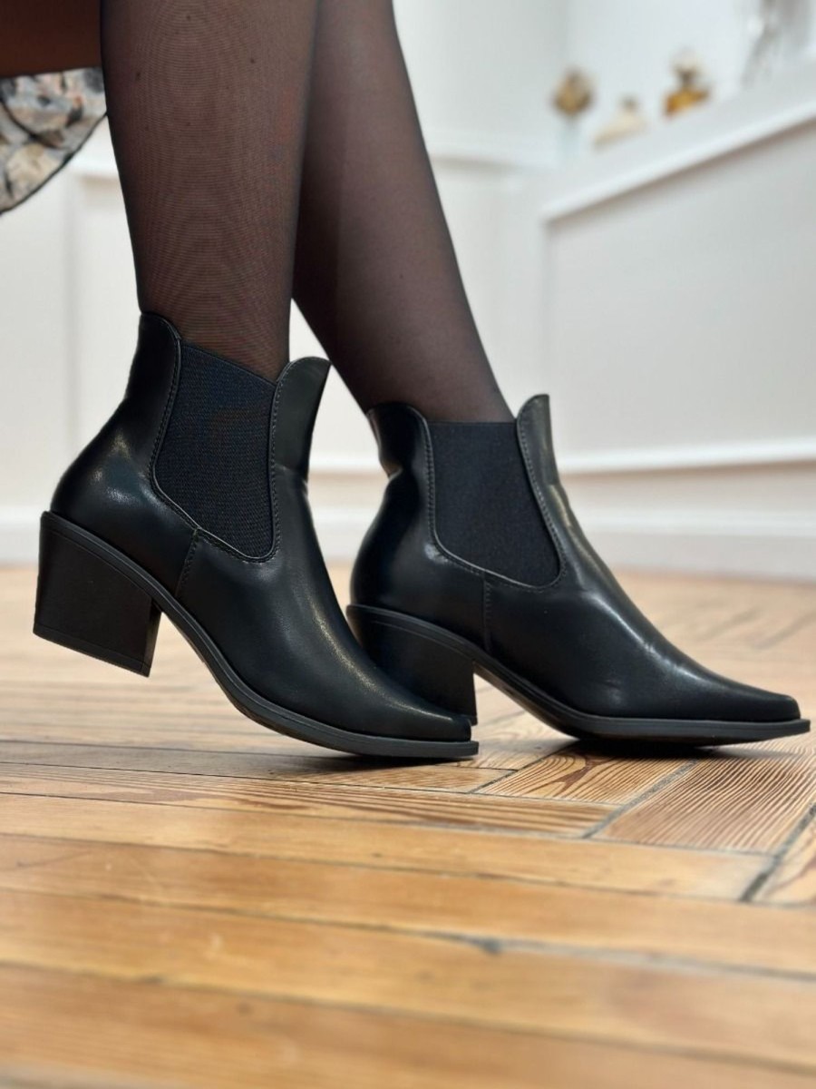 Boots Juliette Noir | Juste Elles Boots Juliette Noir