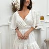 Robe courte Harmonie Blanc | Juste Elles Robe Courte Harmonie Blanc