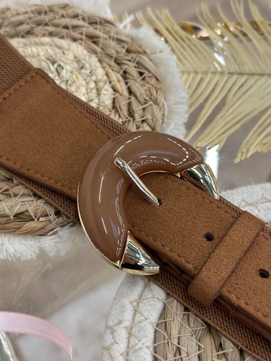 Ceinture Weronika Camel foncé | Juste Elles Ceinture Weronika Camel Fonce