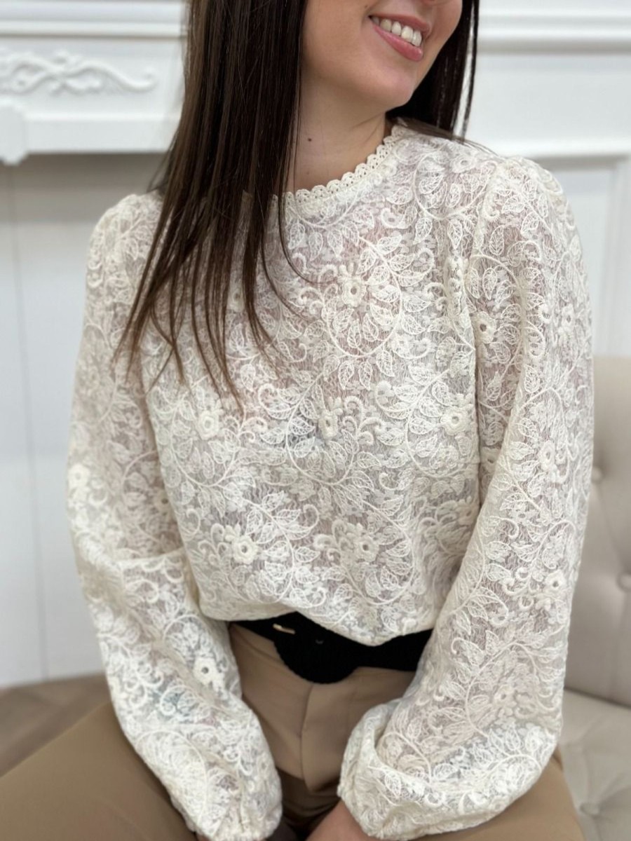 Blouse Kalliope Ecru | Juste Elles Blouse Kalliope Ecru